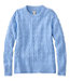 Women's The Original Double L® Sweater Cable Crewneck