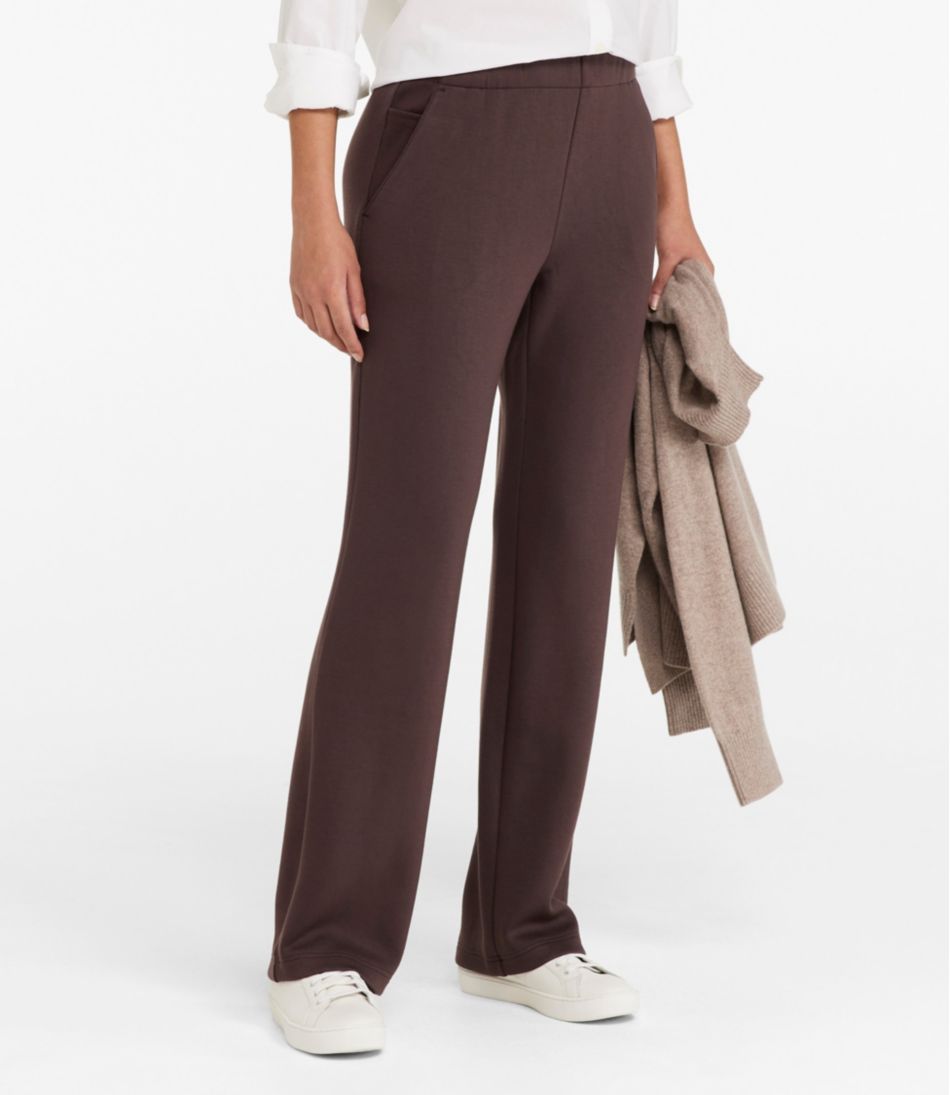 Women's L.L.Bean CloudSoft Pants, Mid-Rise Straight-Leg