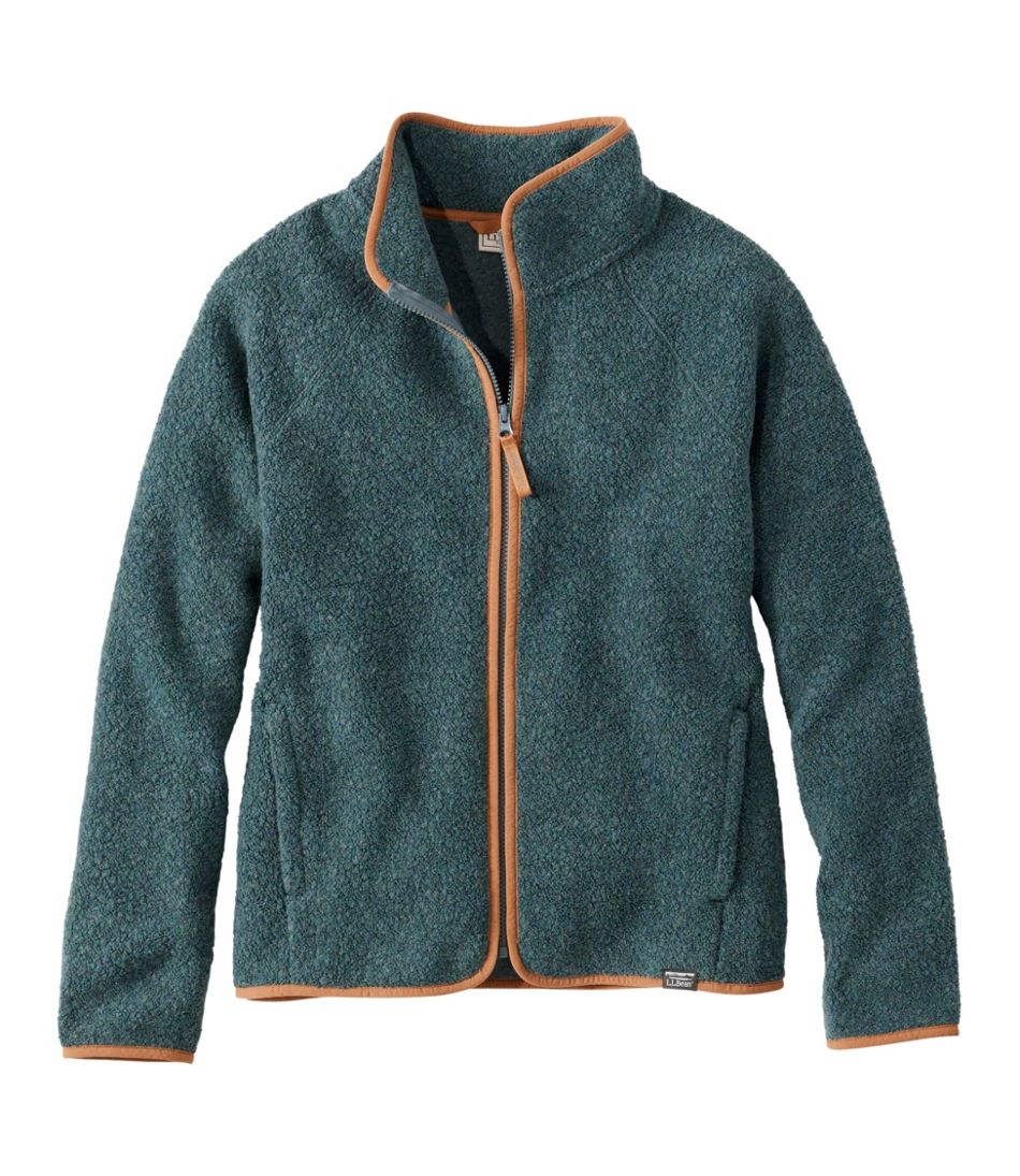 Women's All Season Wool Fleece Full-Zip Jacket