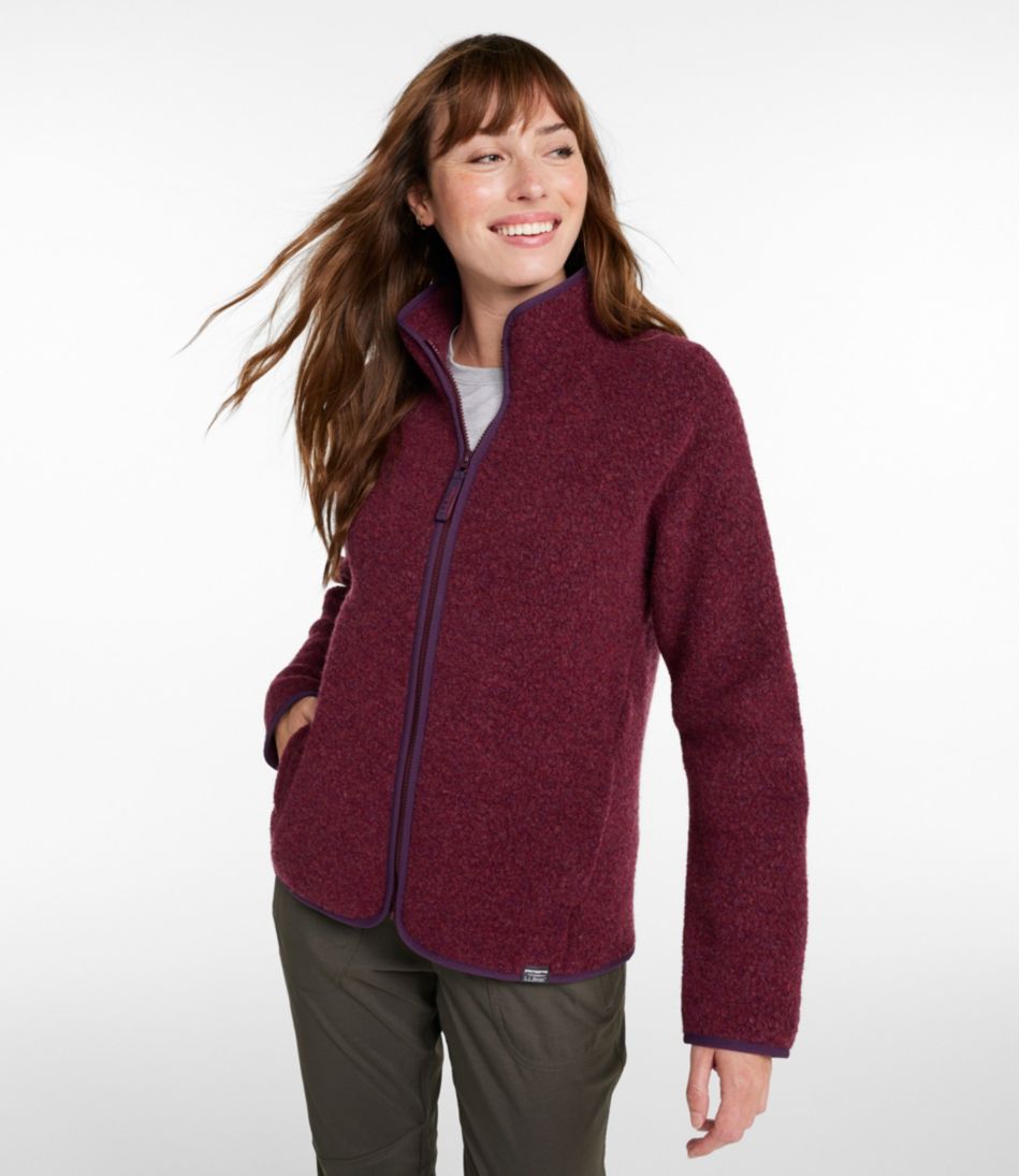 Women's All Season Wool Fleece Full-Zip Jacket