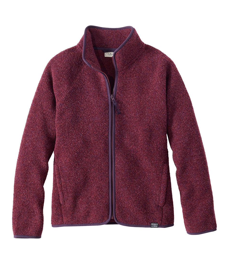 Women's All Season Wool Fleece Full-Zip Jacket