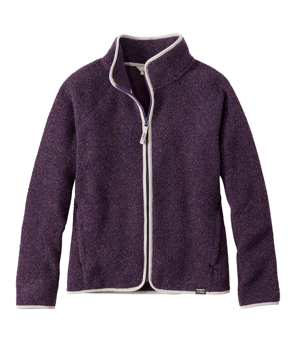 Women's All Season Wool Fleece Full-Zip Jacket