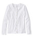 Women's Pima Cotton Tee Long-Sleeve Crewneck Cardigan
