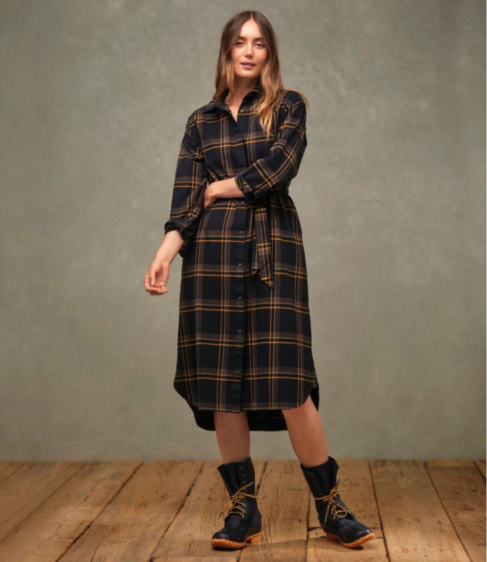 Women's Signature Camp Flannel Midi Dress
