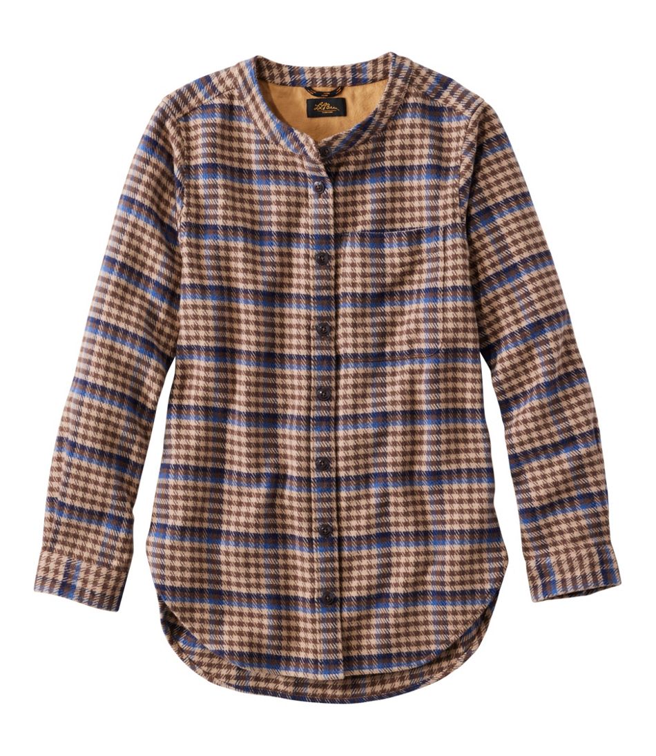 Plaid Women's Signature 1933 Collarless Chamois Tunic