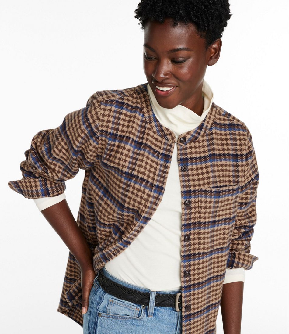 Plaid Women's Signature 1933 Collarless Chamois Tunic