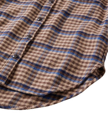 Women's Signature 1933 Collarless Chamois Tunic, Plaid