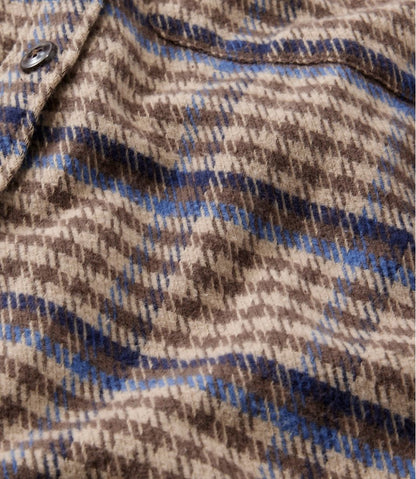 Women's Signature 1933 Collarless Chamois Tunic, Plaid