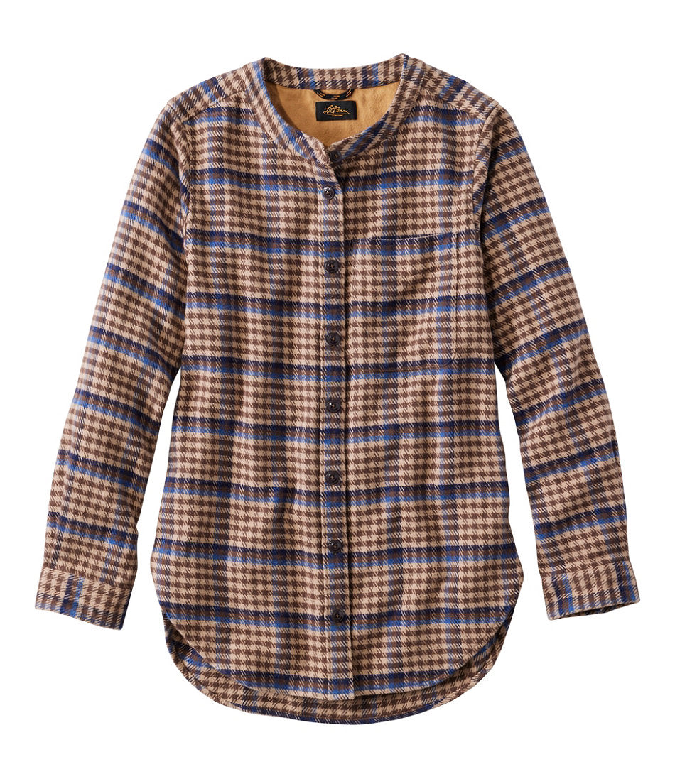Plaid Women's Signature 1933 Collarless Chamois Tunic
