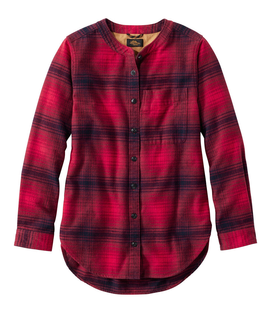 Plaid Women's Signature 1933 Collarless Chamois Tunic