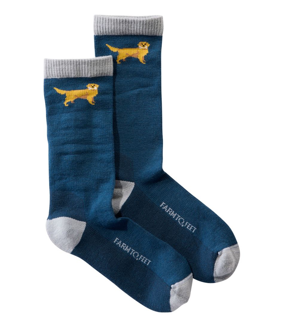 Adults' Farm to Feet Dog Collection Crew Socks