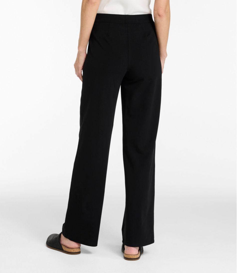 Women's Perfect Fit Pants Wide Straight-Leg