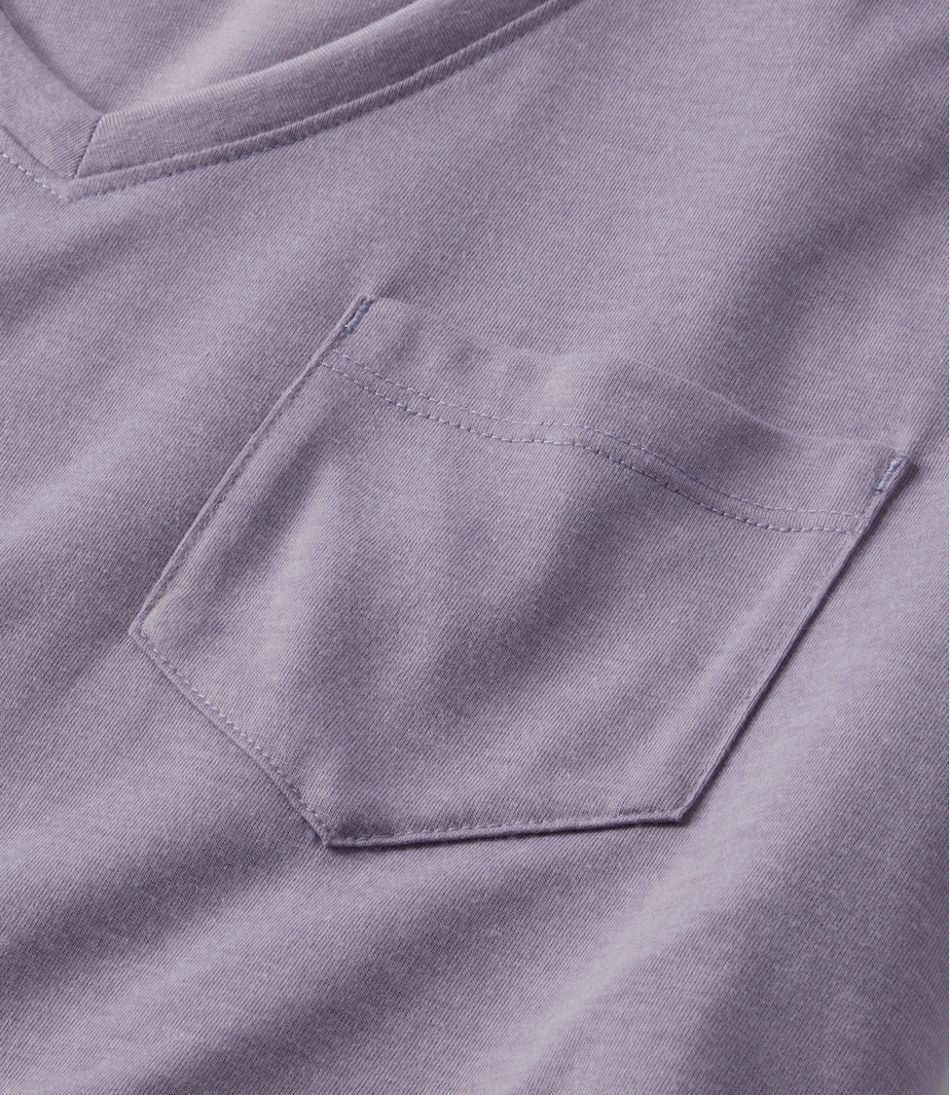 Long-Sleeve Women's Vista Camp V-Neck Pocket Tee