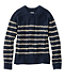 Crewneck Stripe Women's Signature Cotton Fisherman Sweater