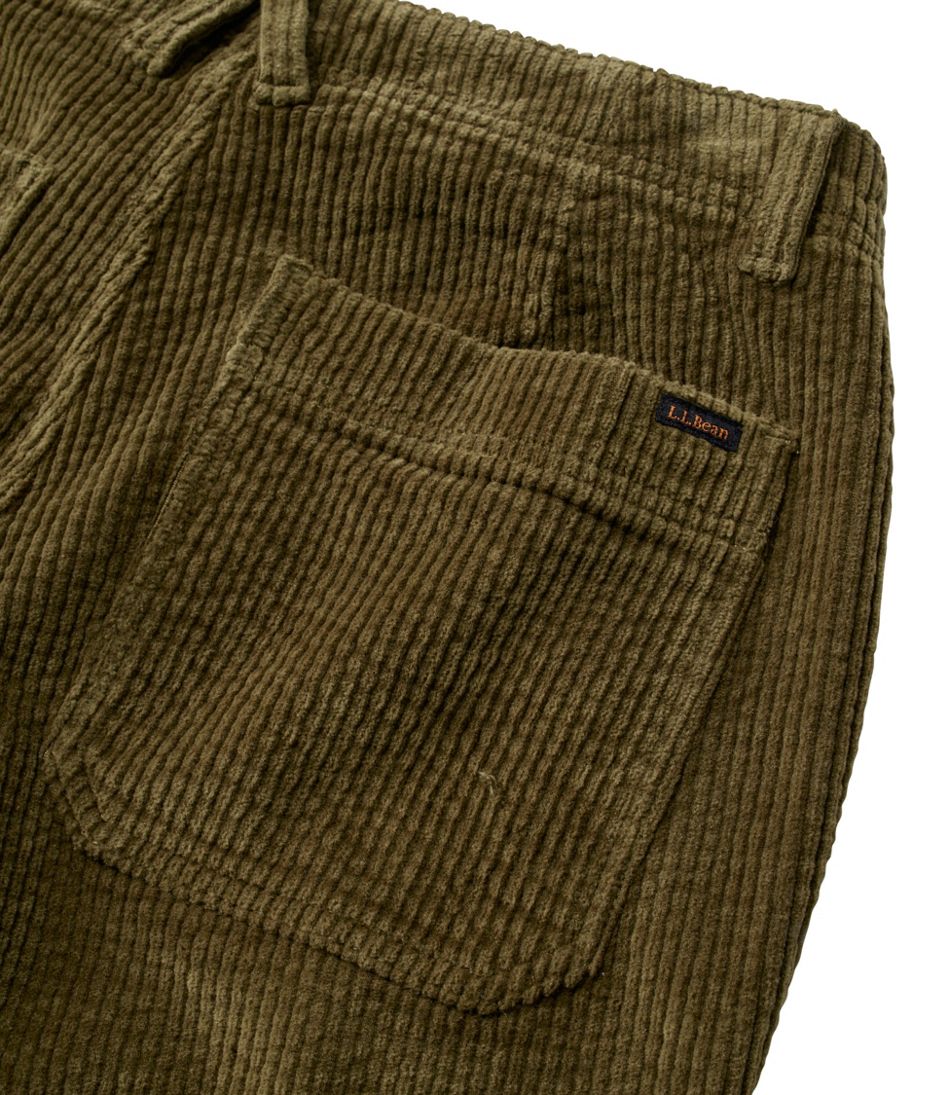 Mid-Rise Straight-Leg Women's Signature Utility Corduroy Pants