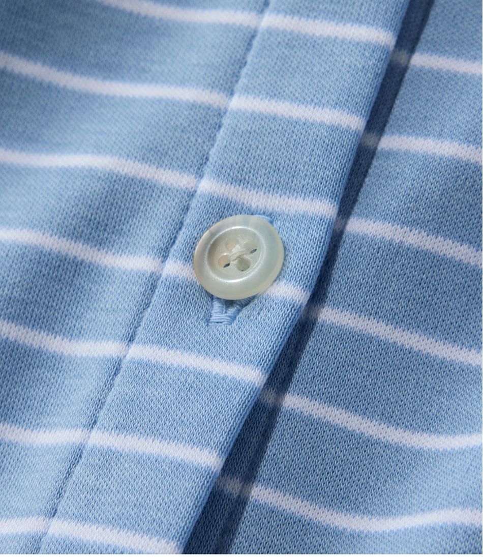 Women's Pima Cotton Tee Long-Sleeve Crewneck Cardigan Stripe