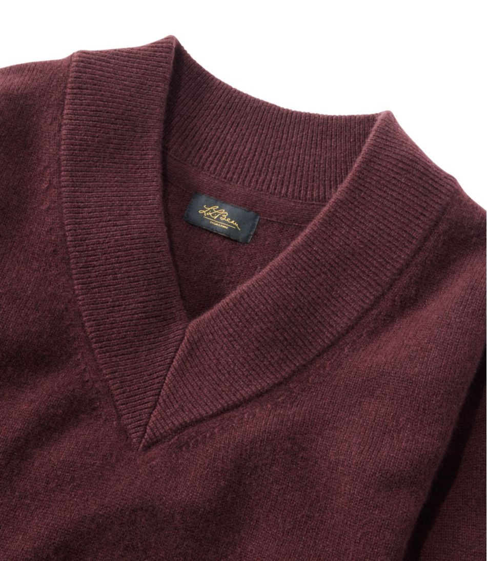 Relaxed V-Neck Women's Signature Premium Essential Cashmere Sweater