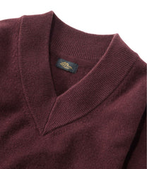 Relaxed V-Neck Women's Signature Premium Essential Cashmere Sweater