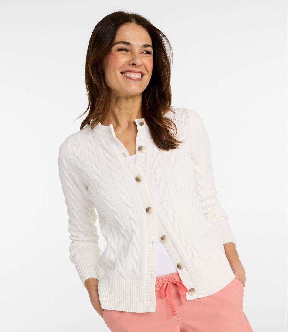 Cable Cardigan Women's The Original Double L® Sweater