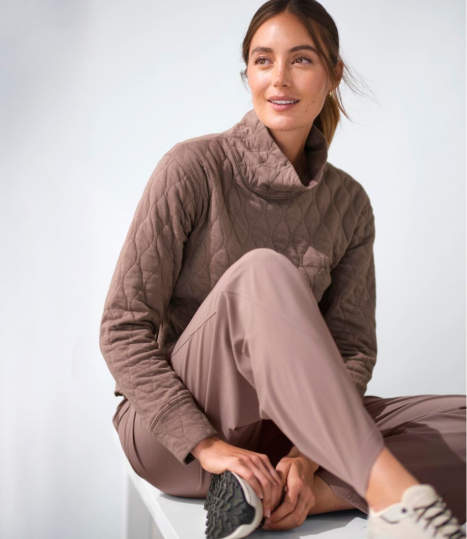 Women's VentureSoft Quilted Funnelneck Pullover