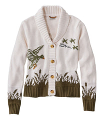 Women's Signature Original Cotton Sweater Shawl Cardigan Novelty