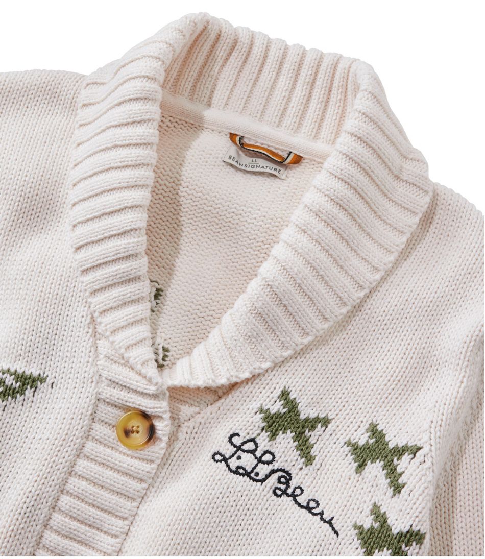 Women's Signature Original Cotton Sweater Shawl Cardigan Novelty