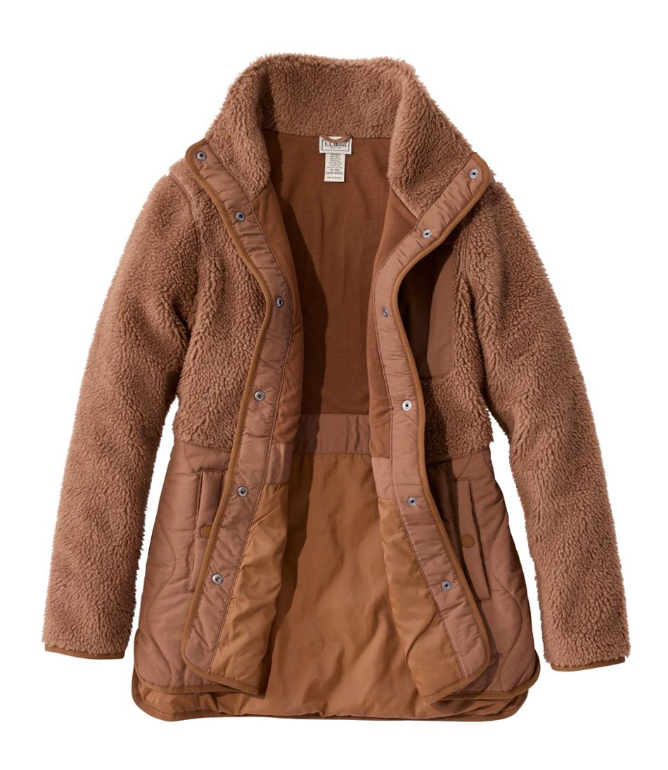 Women's Bean's Mixed Media Sherpa Fleece Jacket