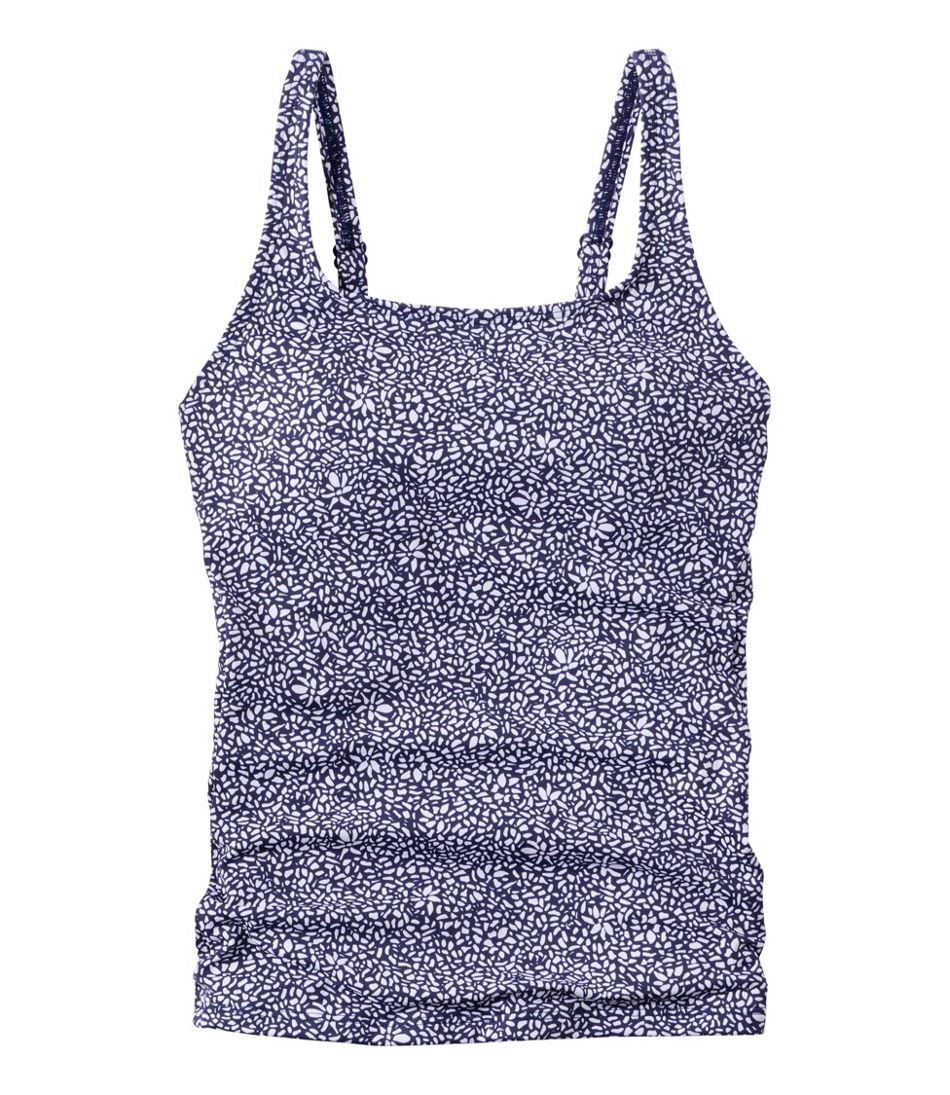 Women's L.L.Bean Coastal Essential Scoop Tankini Top Print