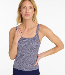 Women's L.L.Bean Coastal Essential Scoop Tankini Top Print