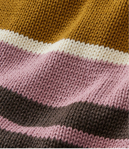 Women's Signature Original Cotton Sweater, Shawl Cardigan Stripe