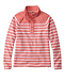 Women's Peaks Island Button Mockneck Stripe