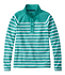 Women's Peaks Island Button Mockneck Stripe