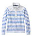 Women's Peaks Island Button Mockneck Stripe