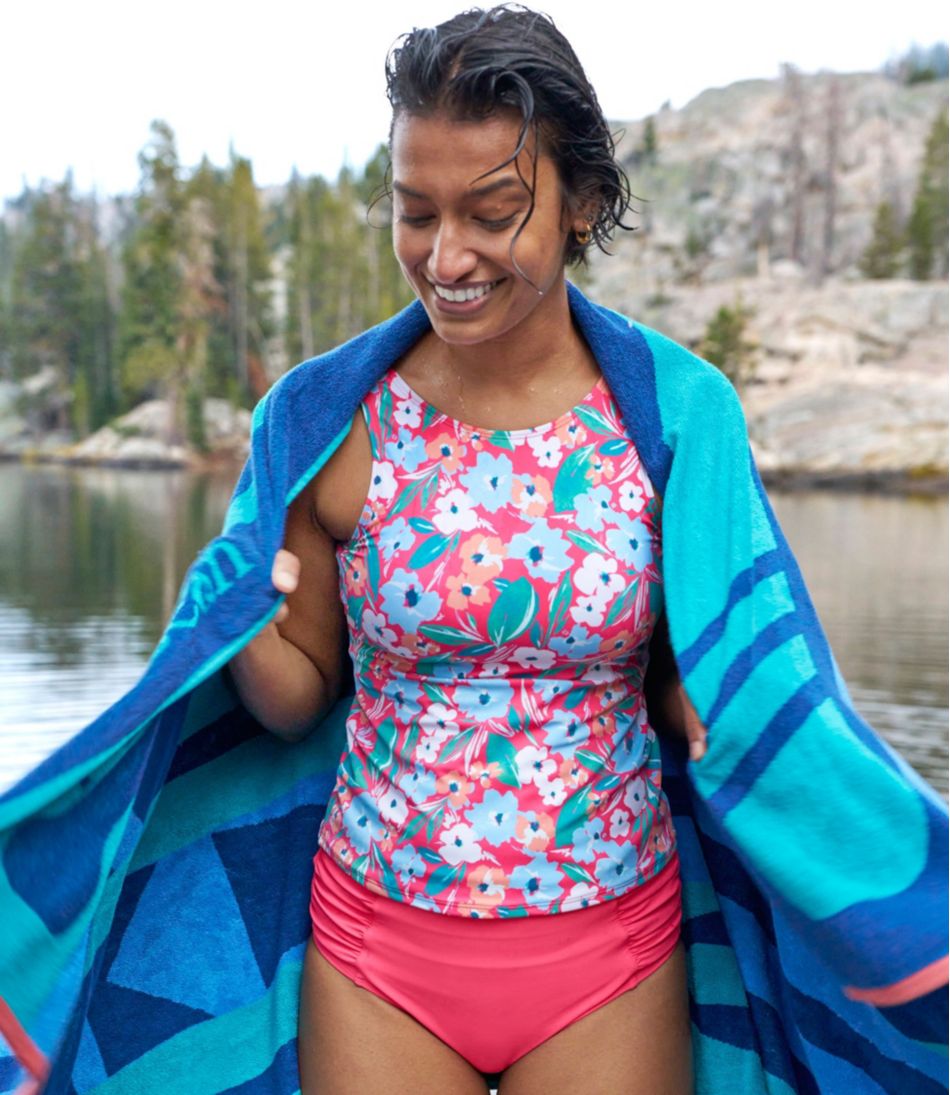 Print Women's BeanSport Highneck Tankini Top