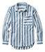 Women's Signature Premium Essential Poplin Shirt Long-Sleeve Novelty Stripe