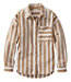 Women's Signature Premium Essential Poplin Shirt Long-Sleeve Novelty Stripe