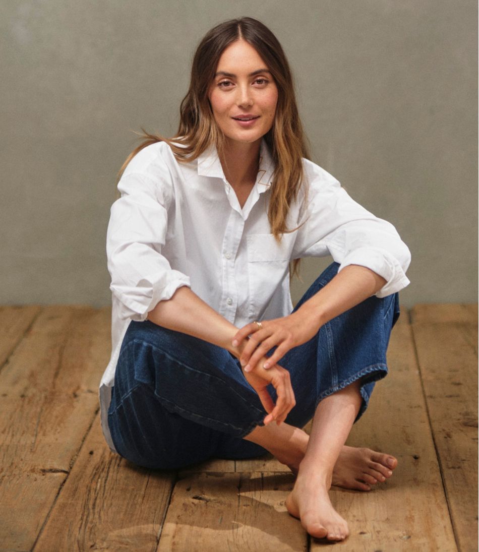 Long-Sleeve Women's Signature Premium Essential Poplin Shirt