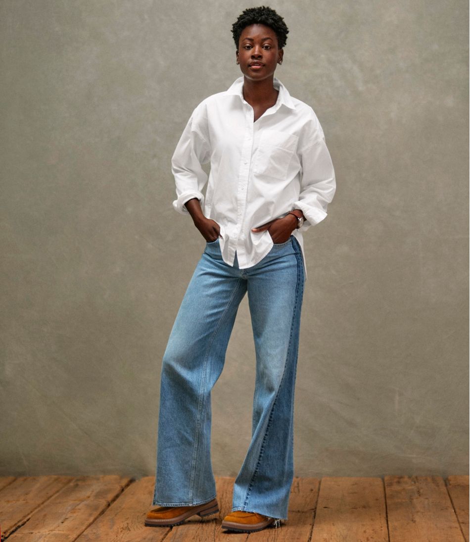 Long-Sleeve Women's Signature Premium Essential Poplin Shirt