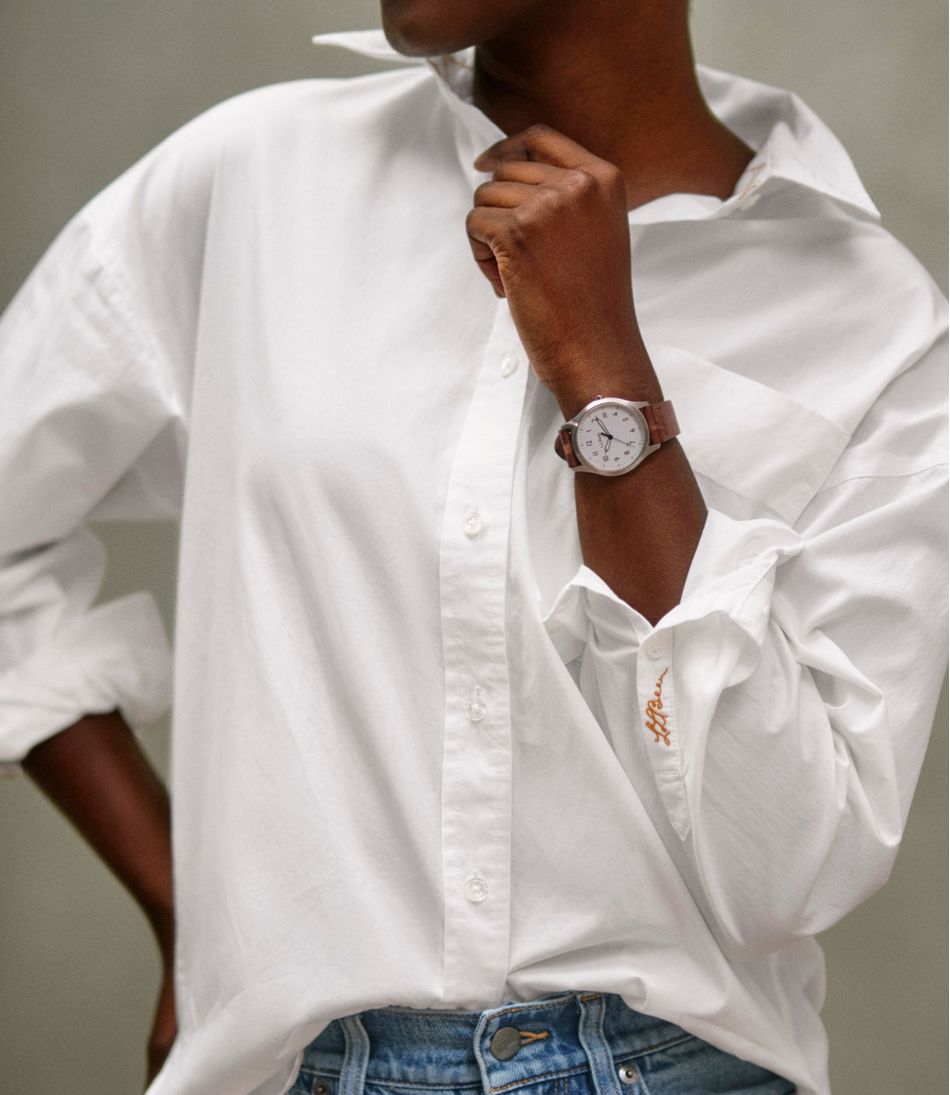 Long-Sleeve Women's Signature Premium Essential Poplin Shirt