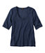 Elbow-Sleeve Scoopneck Women's Signature Premium Essential Pointelle Tee
