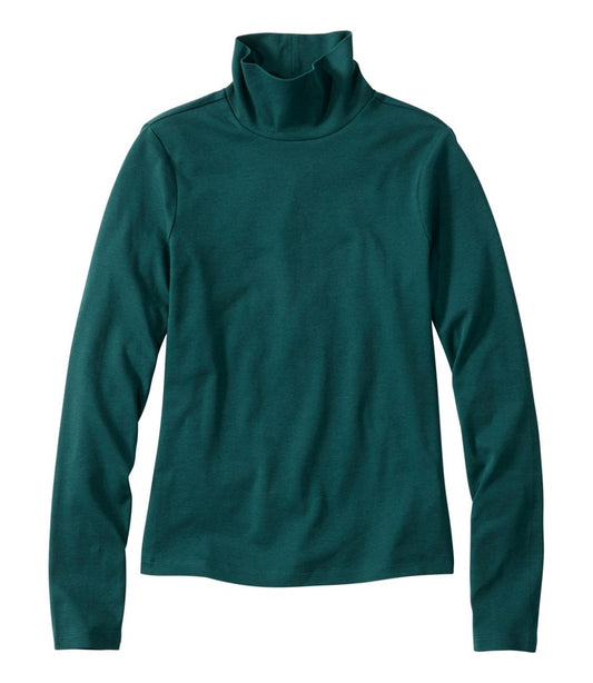 Women's Signature Lightweight Cotton Turtleneck