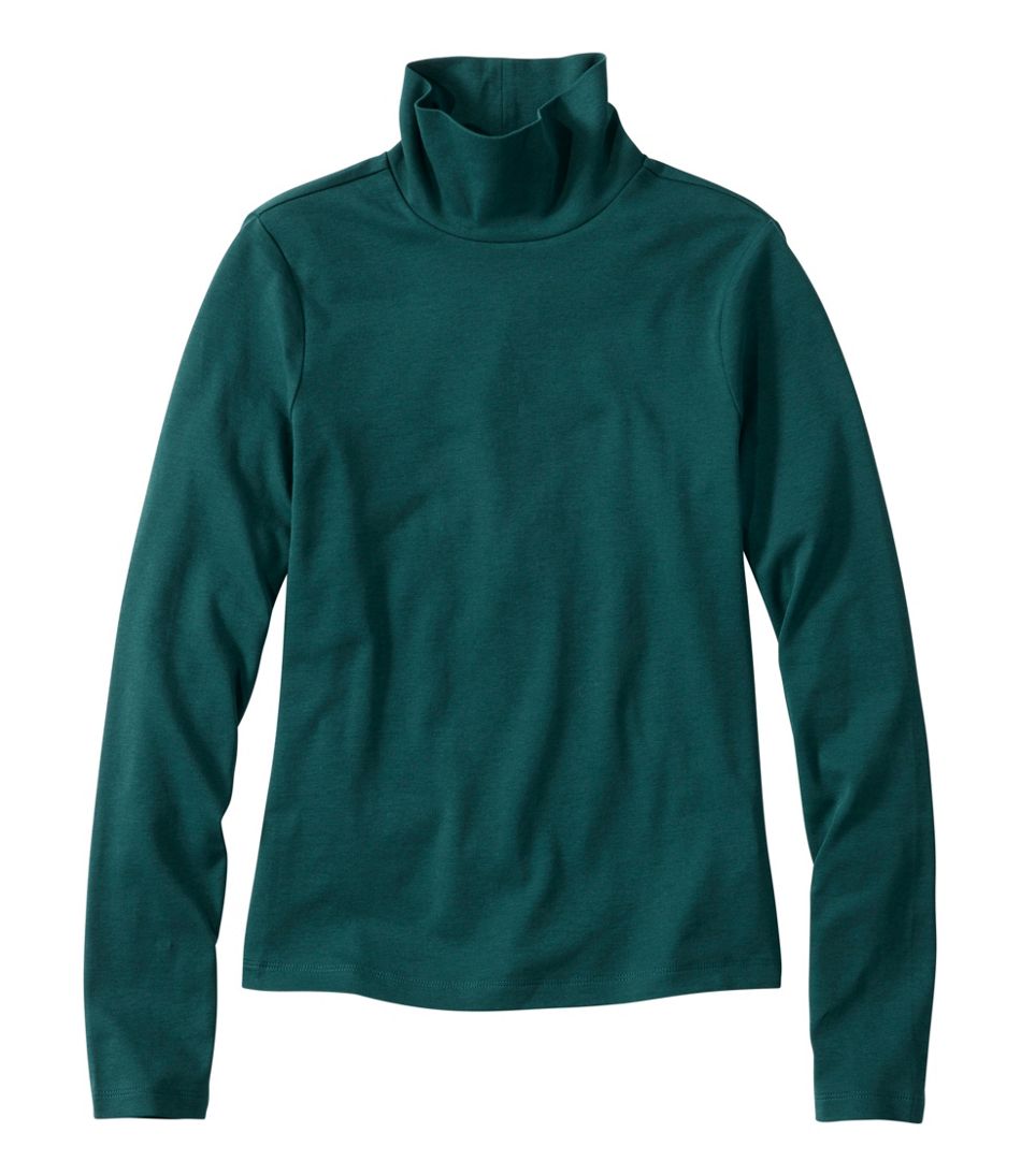 Women's Signature Lightweight Cotton Turtleneck