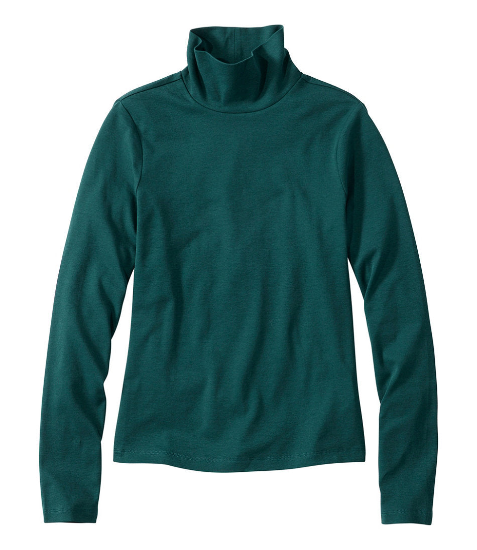 Women's Signature Lightweight Cotton Turtleneck