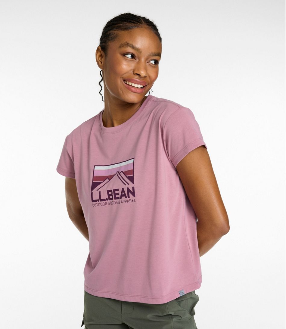 Women's Mountainside Crewneck Tee, Short-Sleeve Graphic