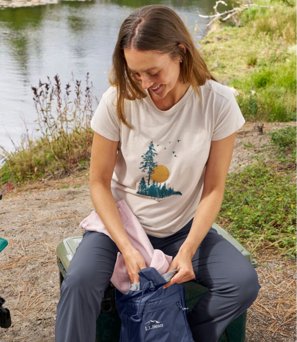 Women's Mountainside Crewneck Tee, Short-Sleeve Graphic