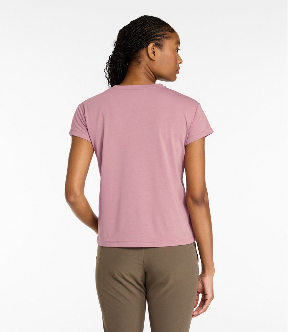 Short Sleeve Women's Mountainside V-Neck Pocket Tee