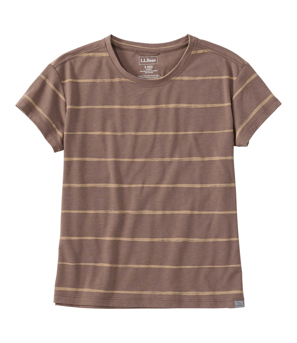Women's Mountainside Crewneck Tee Short-Sleeve Stripe