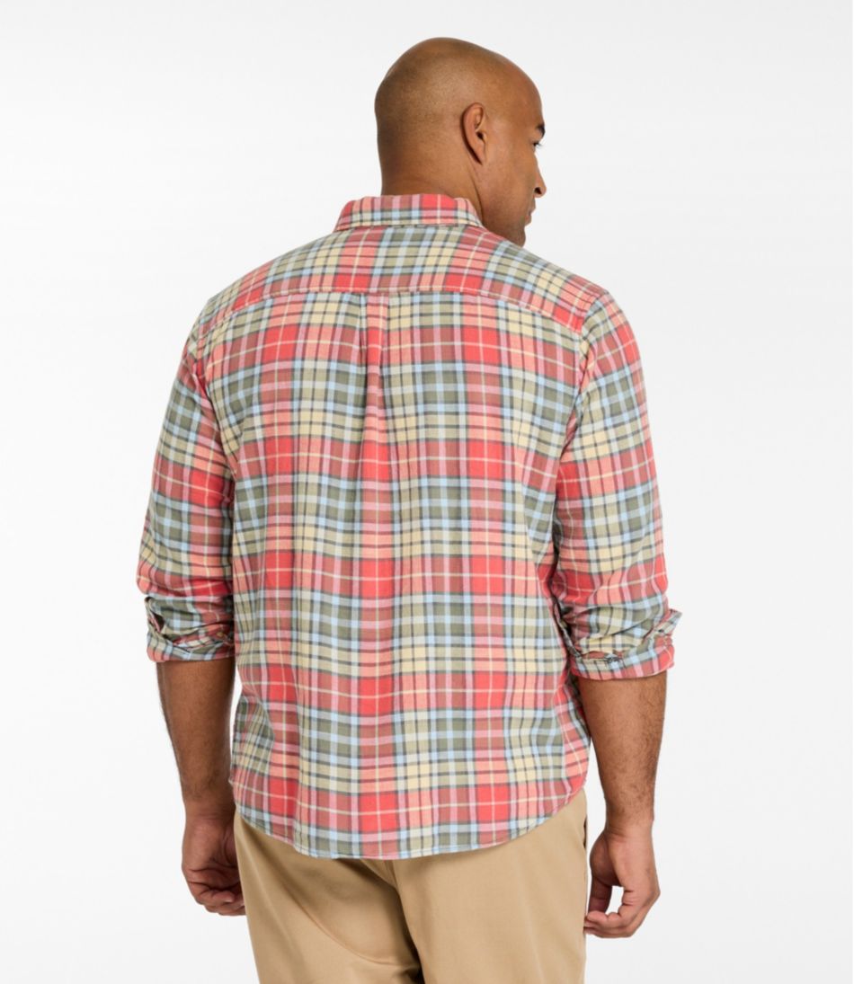 Slightly Fitted Untucked Fit Men's Sunwashed Twill Shirt