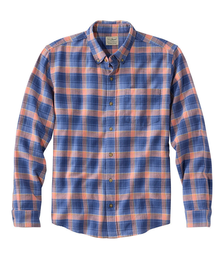 Slightly Fitted Untucked Fit Men's Sunwashed Twill Shirt