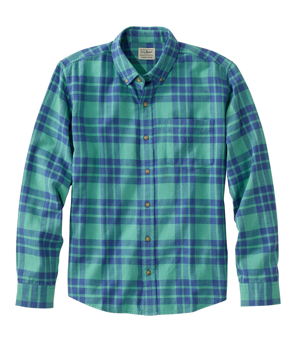 Slightly Fitted Untucked Fit Men's Sunwashed Twill Shirt